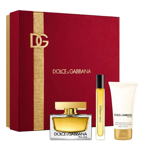 Dolce &amp; Gabbana The One Gift Set (EDP 75ml + Body Lotion 50ml + EDP Travel Spray 10ml)