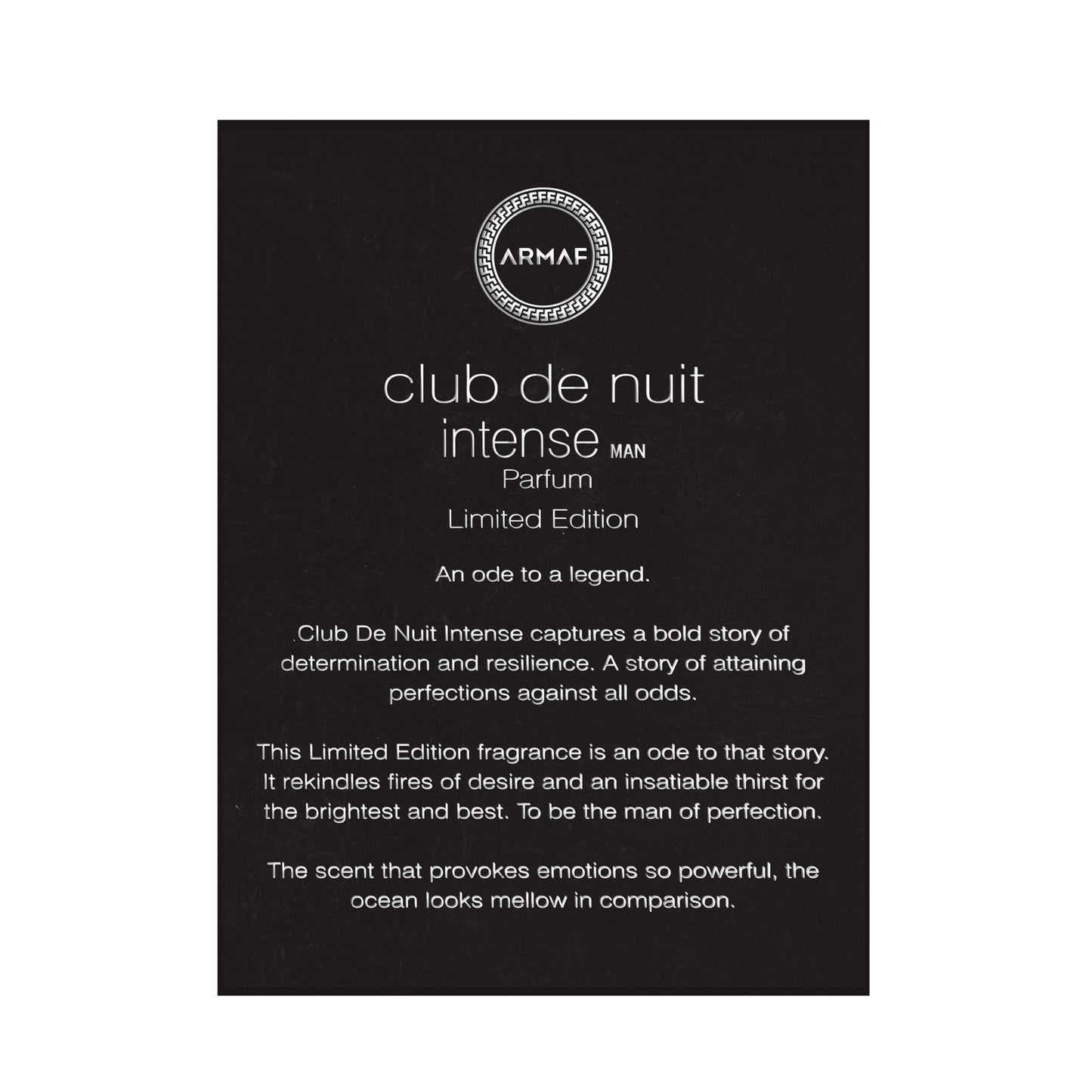 Armaf Club De Nuit Intense Man Limited Edition Pure Parfum V3 105ml