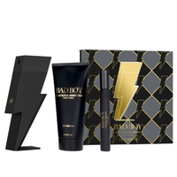 Carolina Herrera Bad Boy Eau de Toilette 100ml, Shower Gel 100ml & 10ml Travel Spray Gift Set