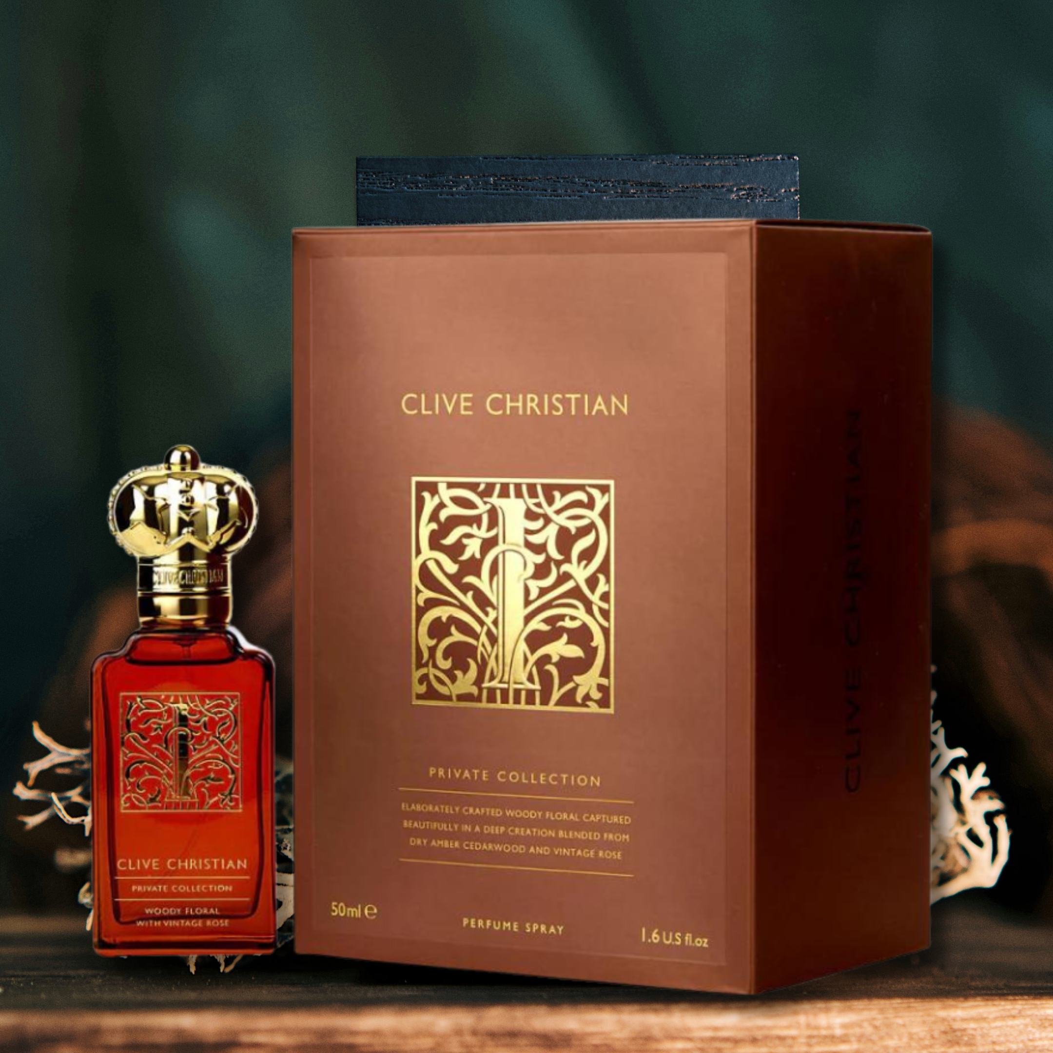 Clive Christian Private Collection C Woody Leather with Oudh Intense For Men Eau De Parfum 50ml
