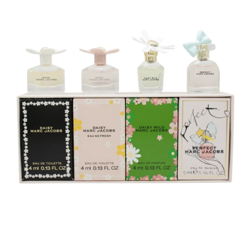 Marc Jacobs Women’s Mini Set Eau de Toilette – Perfect &amp; Daisy Wild 4ml x 4
