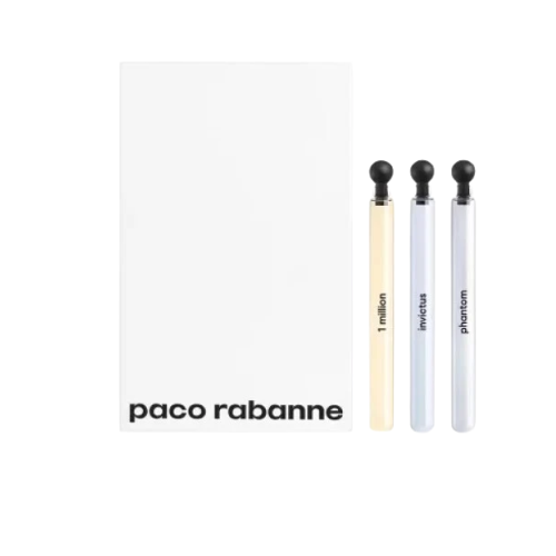 Paco Rabanne Miniature EDT Set for Men – 1 Million, Invictus &amp; Phantom (3 x 4ml)