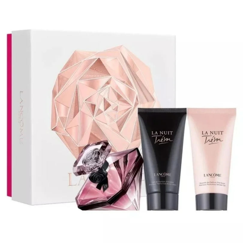 Lancôme Trésor Eau de Parfum Spray 30ml, Body Lotion 50ml & Mini 7.5ml Gift Set