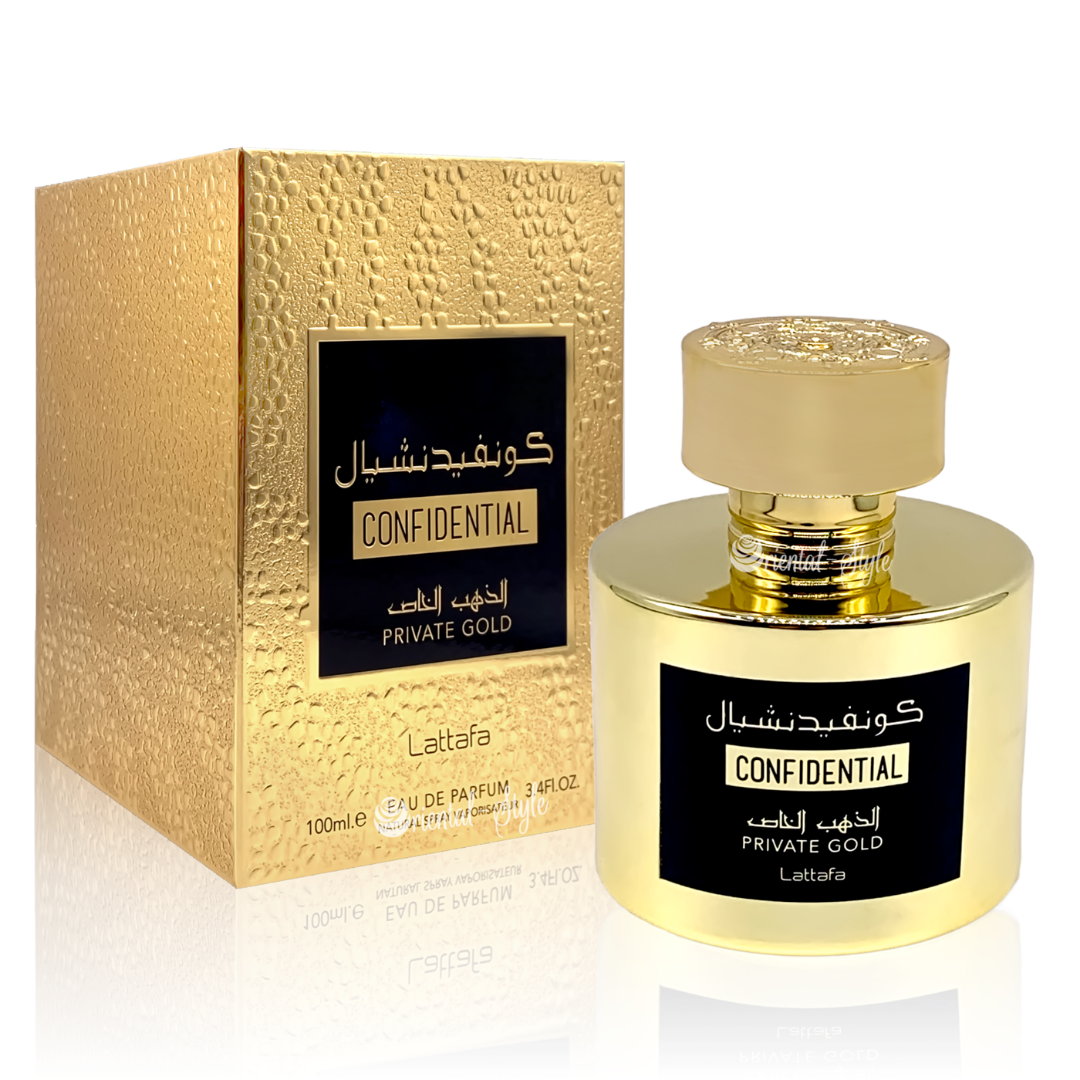Lattafa Confidential Private Gold Unisex Eau de Parfum 100ml