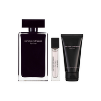 Narciso Rodriguez Gift Set For Her Eau De Toilette 100ml + Eau De Toilette 10ml + Body Lotion 50ml 3pcs set