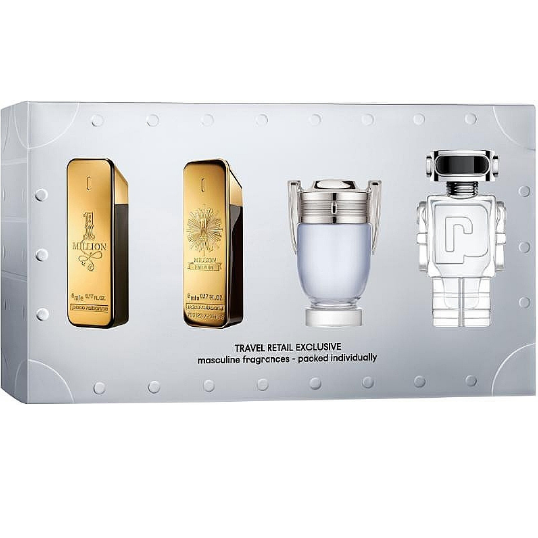 Paco Rabanne 4 Pcs Mini Set For Men