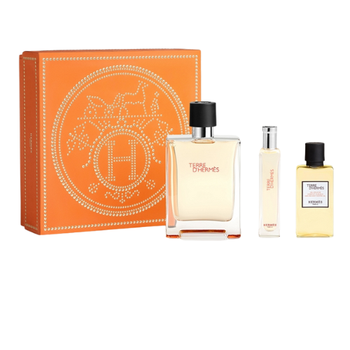 Hermès Terre d’Hermès EDT Gift Set – 100ml EDT + 15ml EDT + SG 40ml