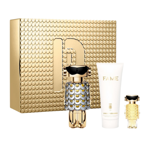 Paco Rabanne Fame Gift Set – EDP‑S 80 ml + Body Lotion 100 ml + EDP 4 ml