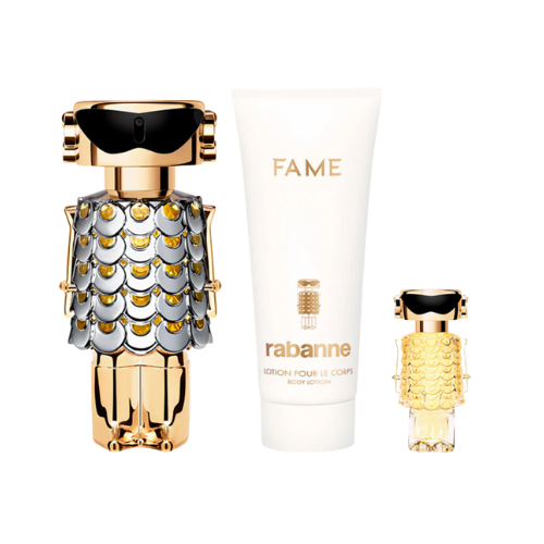 Paco Rabanne Fame Gift Set – EDP‑S 80 ml + Body Lotion 100 ml + EDP 4 ml
