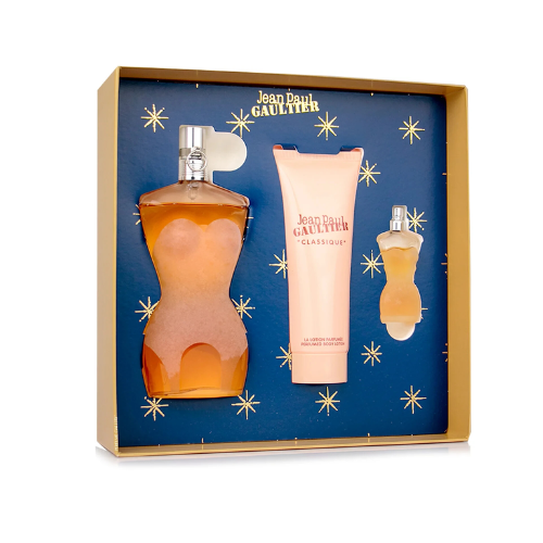Jean Paul Gaultier Classique EDT Gift Set – 100ml EDT-S + 75ml BL + 6ml EDP
