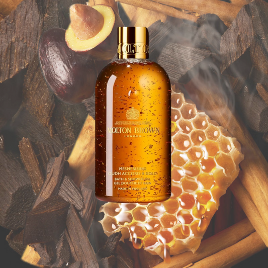 Molton Brown Mesmerising Oudh Accord and Gold Bath and Shower Gel 300ml